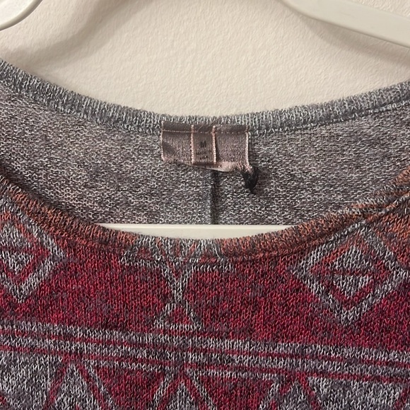 Anthropology Moon Collection Aztec light sweater Rainbow‎ Shirt 310 - Picture 4 of 7